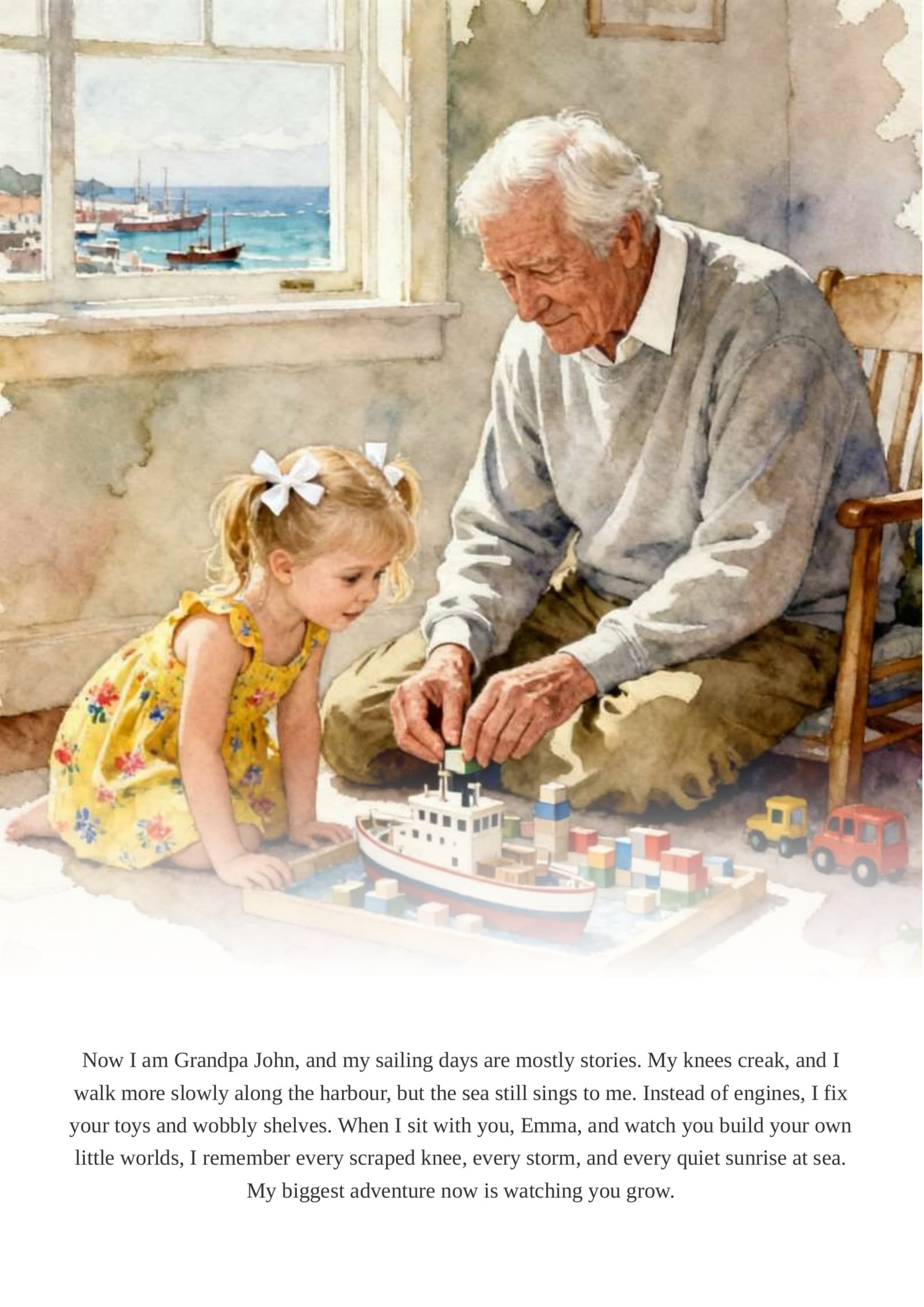 Closing scene with wooden box